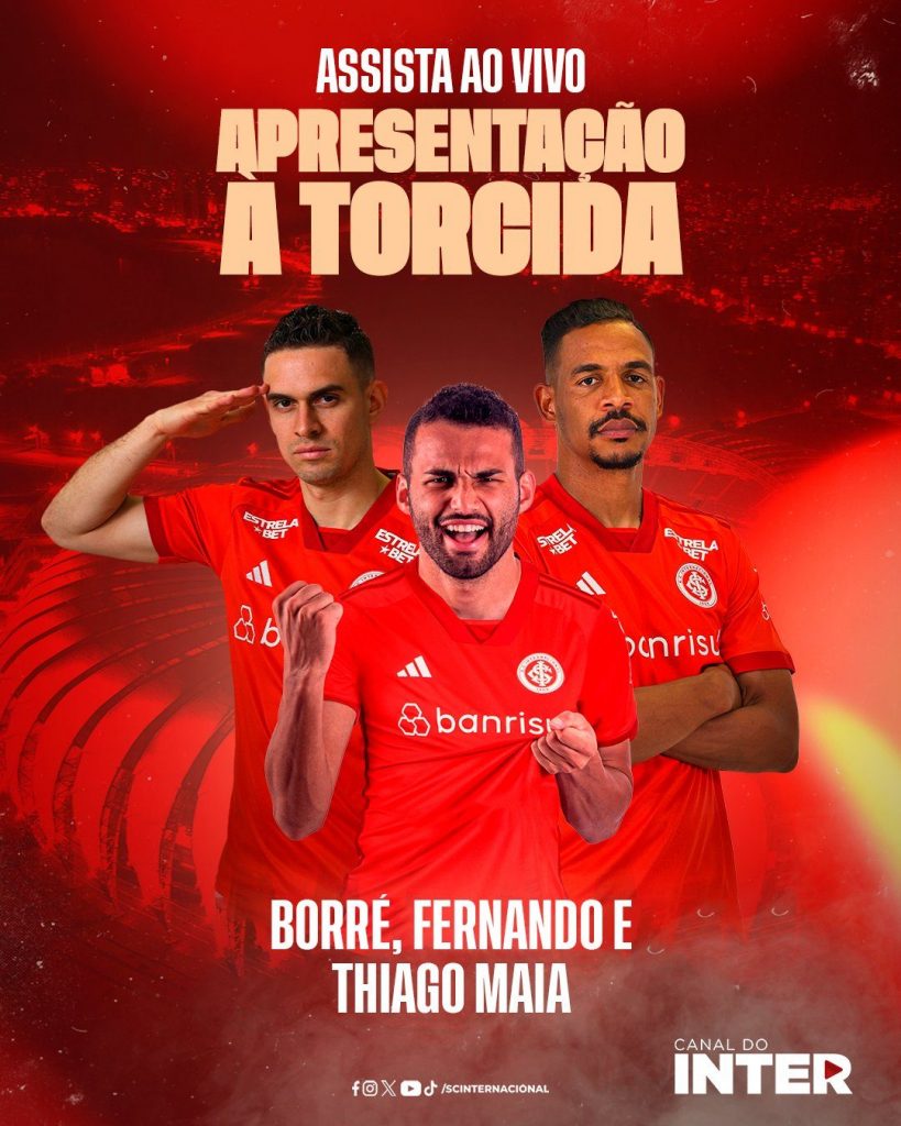 Borré, Fernando e Thiago Maia 