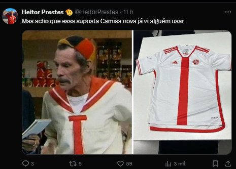 Nova Camisa do Internacional