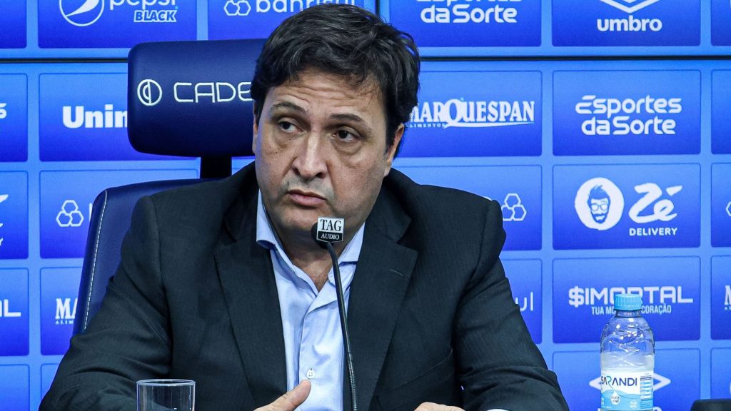 Alberto Guerra, presidente do Grêmio. Foto: Maxi Franzoi/AGIF