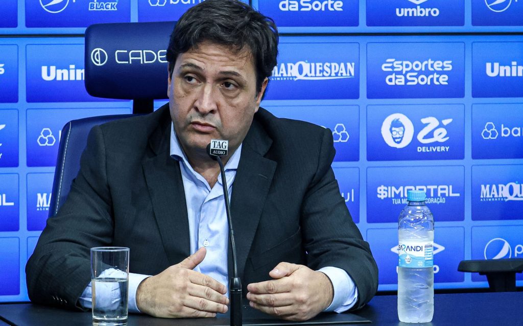 Alberto Guerra, presidente do Grêmio. Foto: Maxi Franzoi/AGIF