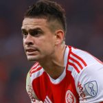 Rafael Borré, do Internacional. Foto: Maxi Franzoi/AGIF