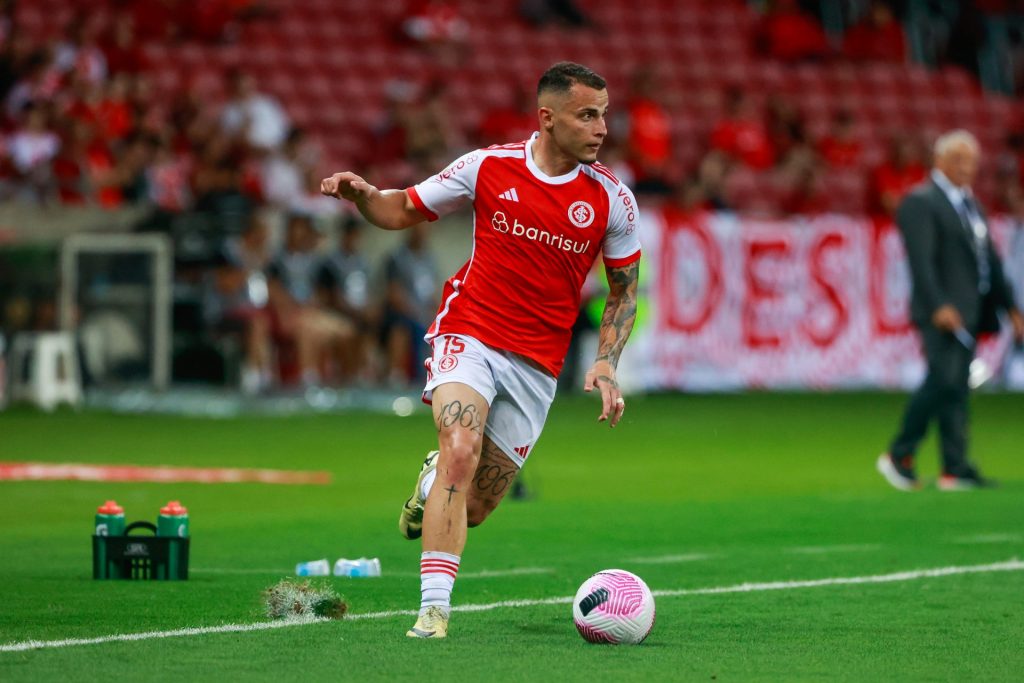 Bruno Gomes, do Internacional. Foto: Luiz Erbes/AGIF