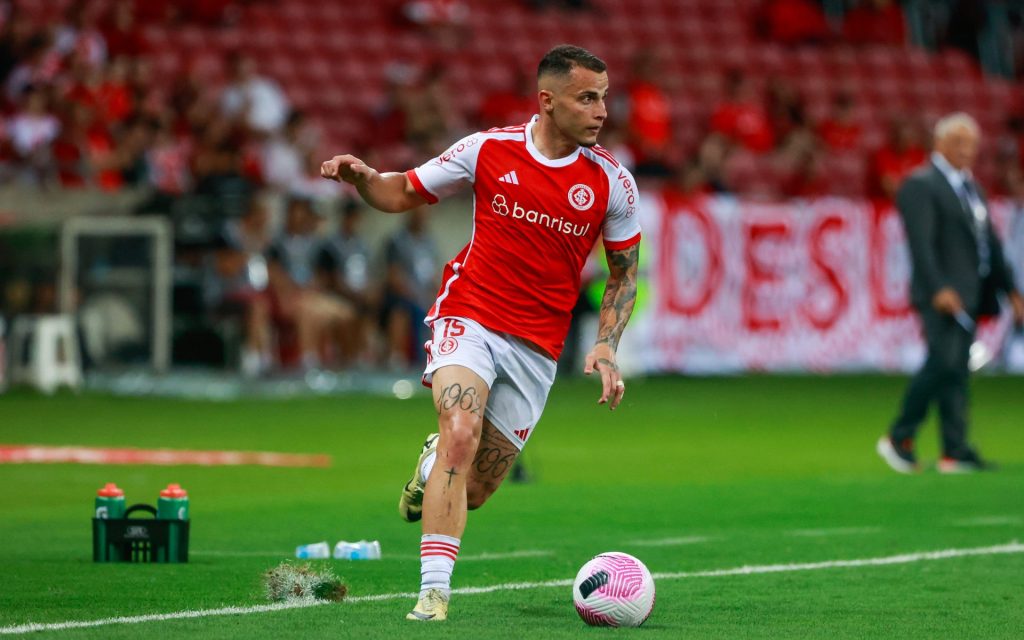 Bruno Gomes, do Internacional. Foto: Luiz Erbes/AGIF