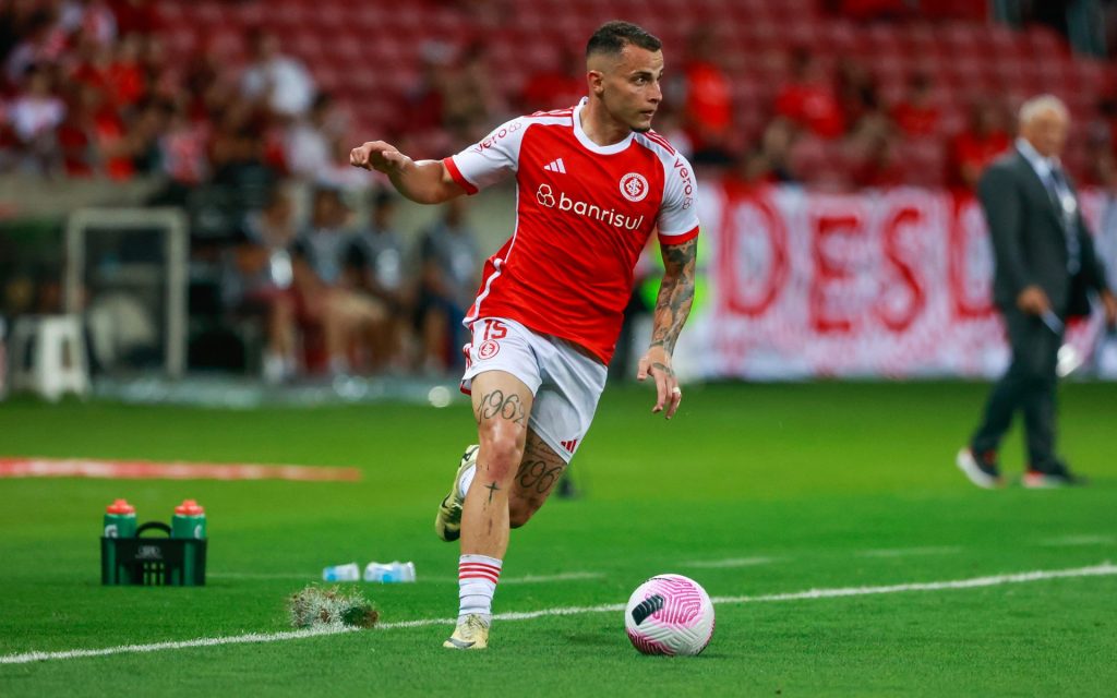 Bruno Gomes, do Internacional. Foto: Luiz Erbes/AGIF