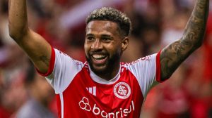 Wesley, do Internacional. Foto: Maxi Franzoi/AGIF