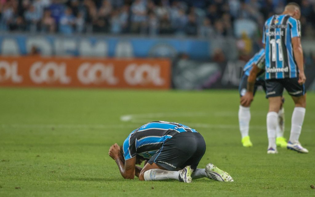 O momento do Grêmio é ruim. Foto: Luis Felipe Amorin/AGIF