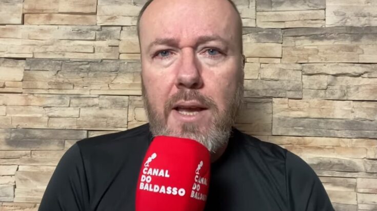 Jornalista criticou treinador. Foto: Reprodução/Youtube Canal do Baldasso