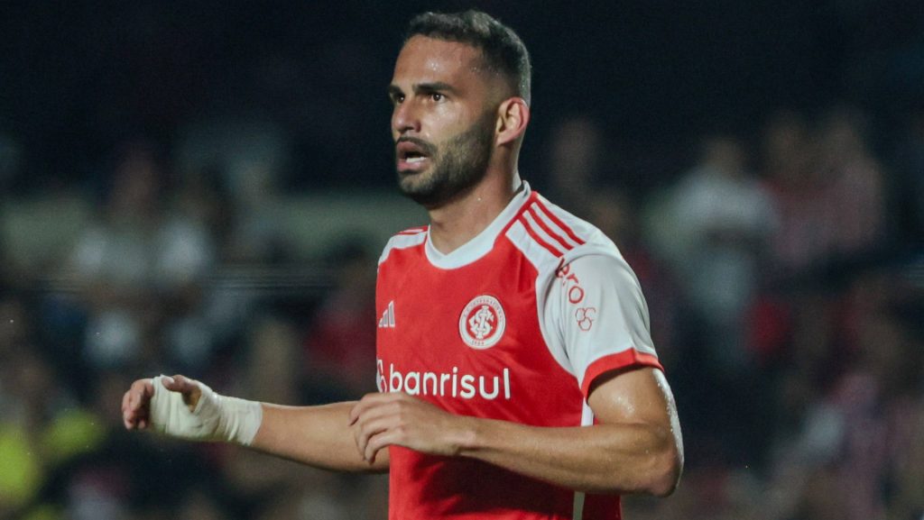 Thiago Maia, do Internacional. Foto: IMAGO/TheNews2