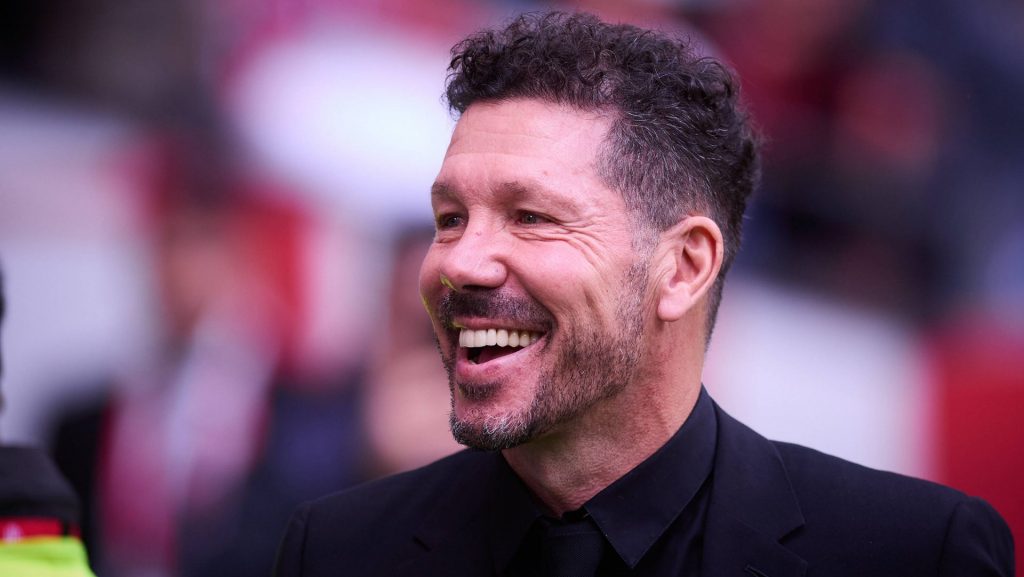 O técnico Diego Simeone. Foto: IMAGO / Alterphotos O técnico Diego Simeone. Foto: IMAGO / Alterphotos