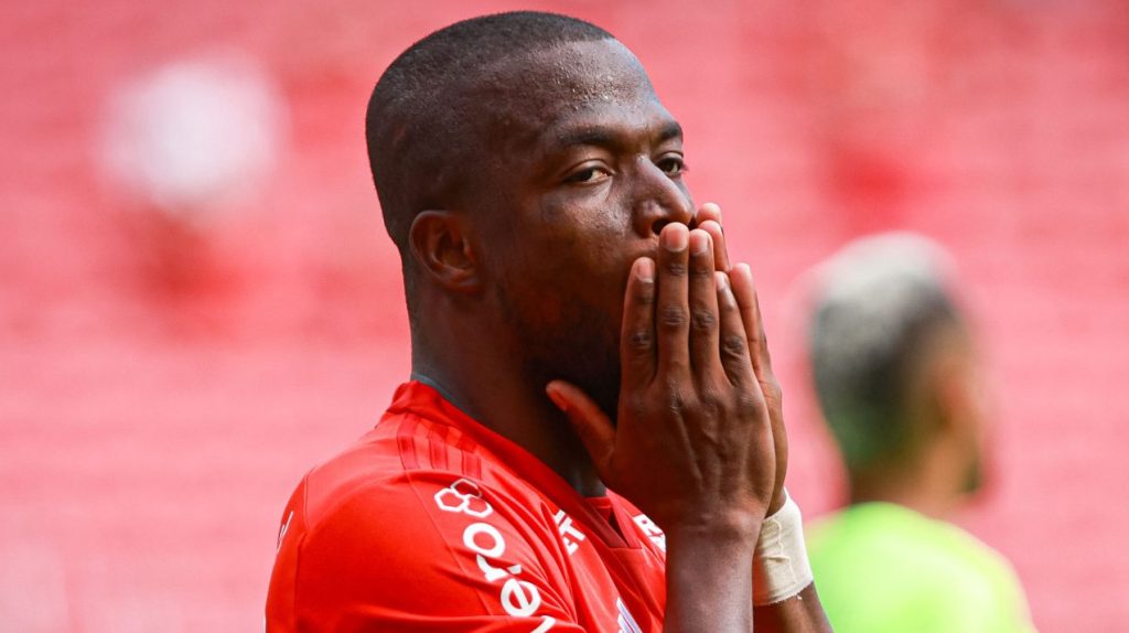 Enner Valencia, do Internacional. Foto: Maxi Franzoi/AGIF