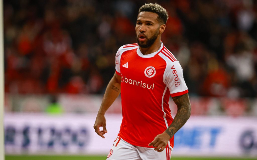 Wesley, do Internacional. Foto: Maxi Franzoi/AGIF