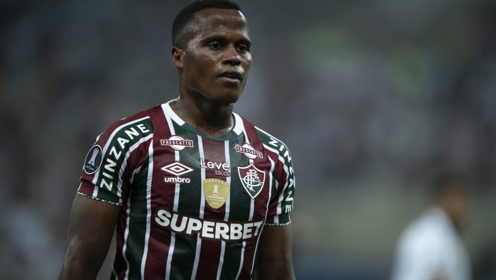 Jhon Arias, do Fluminense. Foto: Jorge Rodrigues/AGIF
