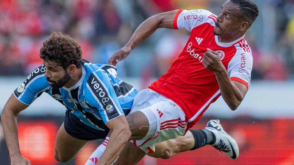 Internacional X Grêmio, pelo Brasileirão. Foto: Liamara Polli/AGIF