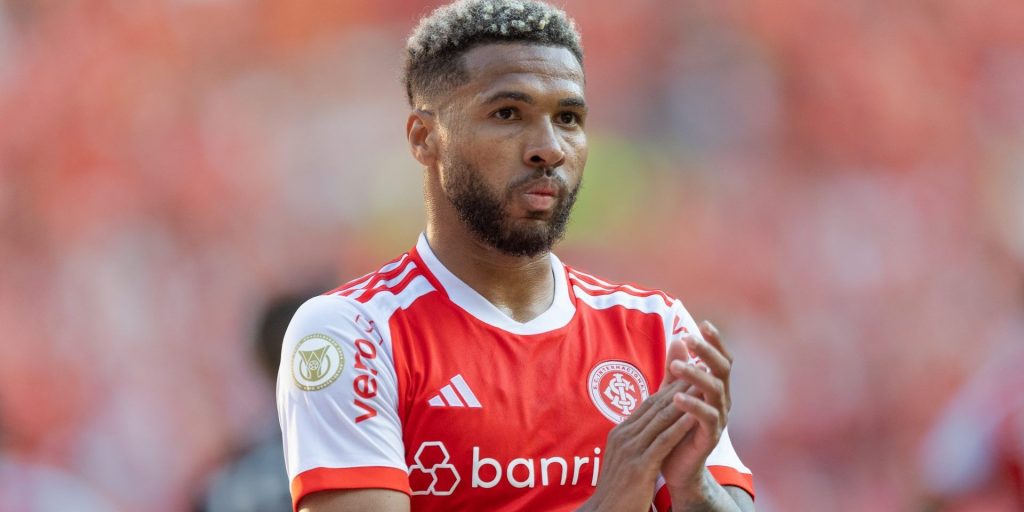 Wesley, do Internacional. Foto: Liamara Polli/AGIF