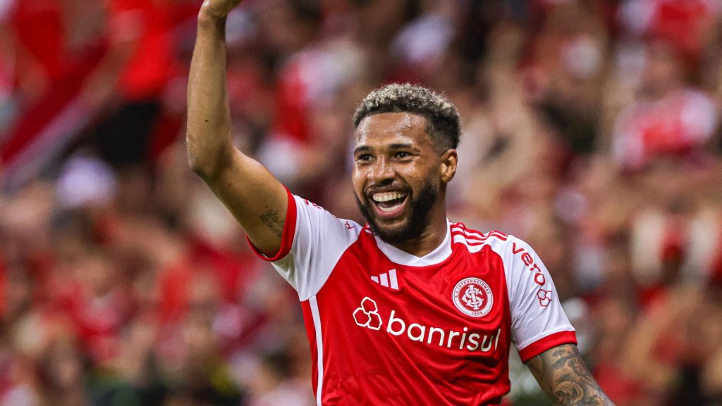 Wesley, do Internacional. Foto: Maxi Franzoi/AGIF