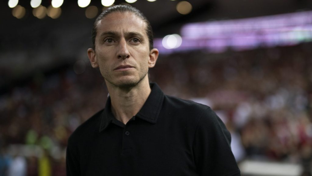 Filipe Luís, do Flamengo. Foto: Jorge Rodrigues/AGIF