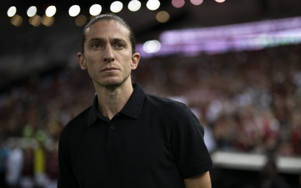Filipe Luís, do Flamengo. Foto: Jorge Rodrigues/AGIF