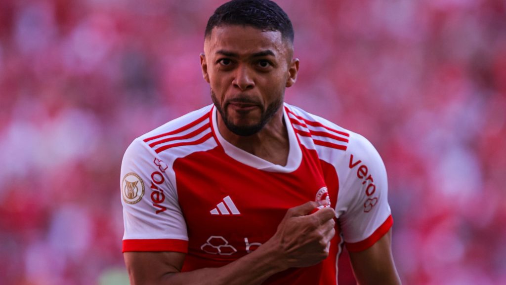 Wanderson, do Internacional. Foto: Maxi Franzoi/AGIF