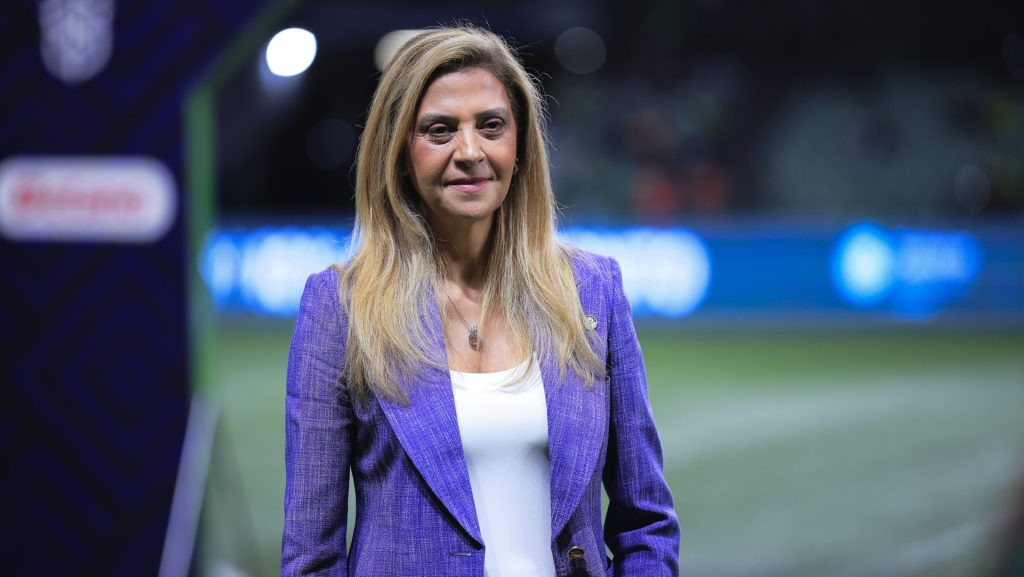 Leila Pereira, do Palmeiras. Foto: Ettore Chiereguini/AGIF
