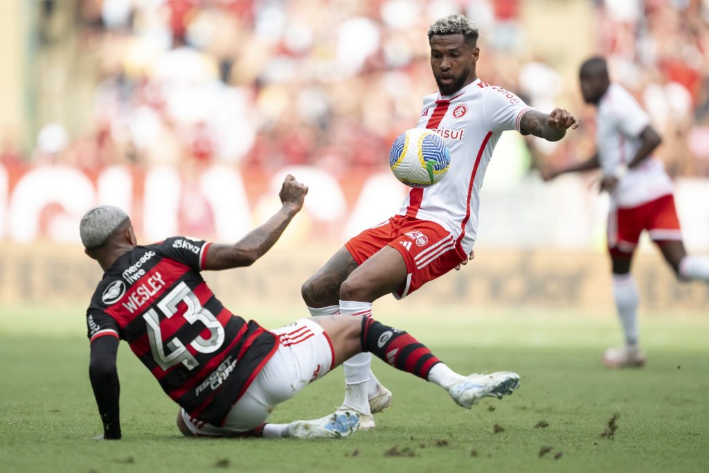 Wesley, do Internacional. Foto: Jorge Rodrigues/AGIF