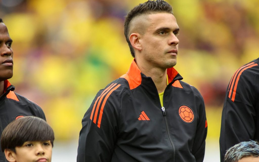 Rafael Borré pela Colômbia. Foto: IMAGO/Avant Sports