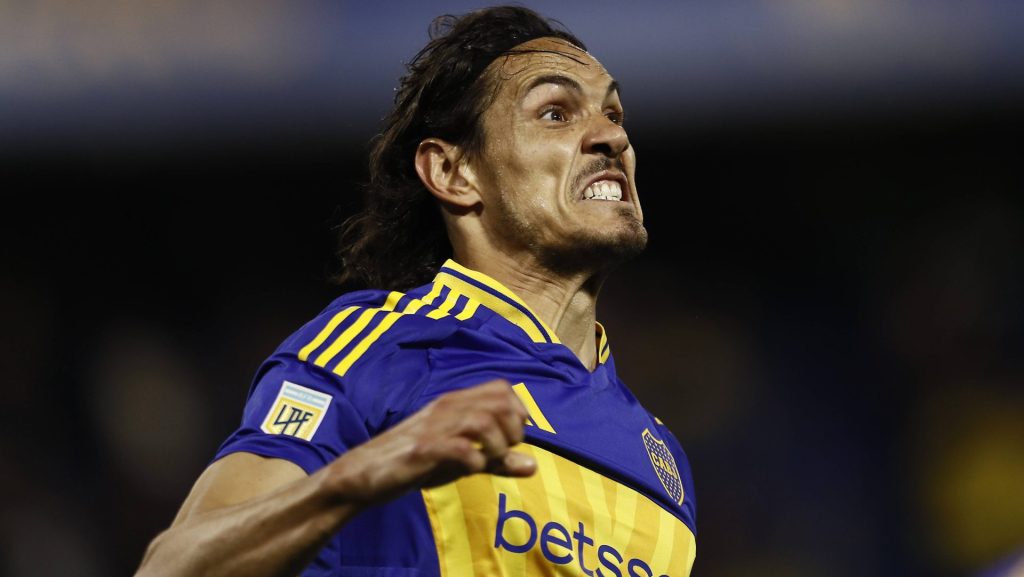 Cavani, do Boca Juniors. Foto: Javier Garcia Martino/IMAGO/Photogamma