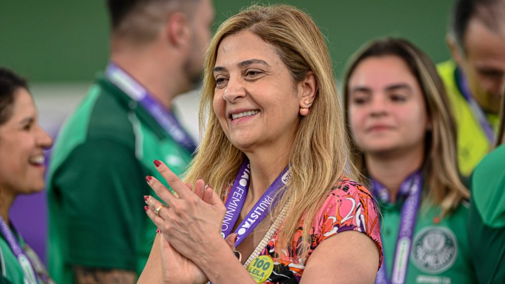 Leila Pereira, do Palmeiras. Foto: IMAGO/Fotoarena