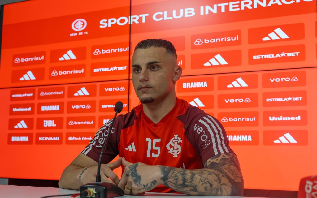 Bruno Gomes, do Internacional. Foto: Ricardo Duarte/SCI
