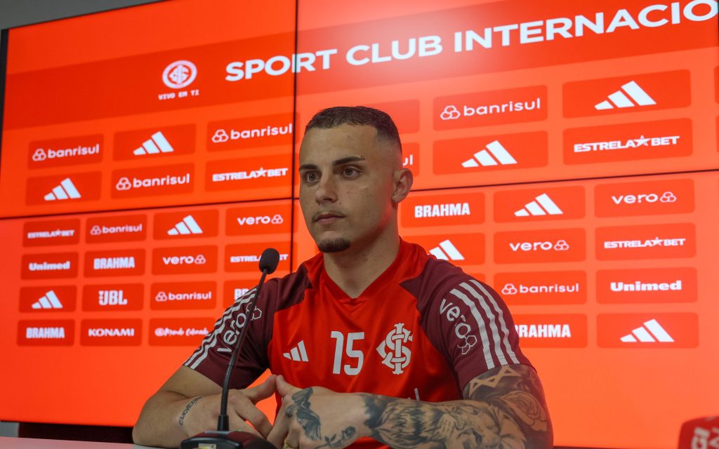 Bruno Gomes, do Internacional. Foto: Ricardo Duarte/SCI