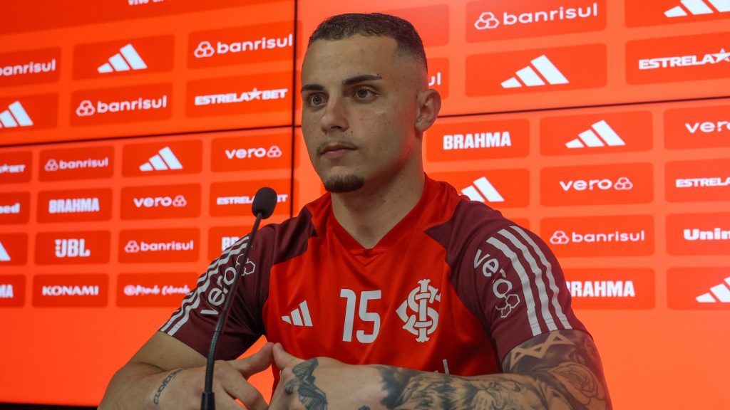 Bruno Gomes, do Internacional. Foto: Ricardo Duarte/SCI