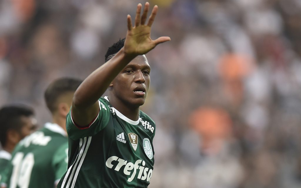Yerry Mina defendeu o Palmeiras. Foto: Mauro Horita/AGIF
