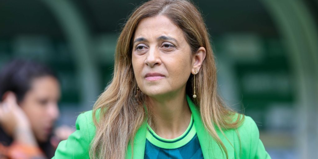 Leila Pereira, do Palmeiras. Foto: Marcello Zambrana/AGIF