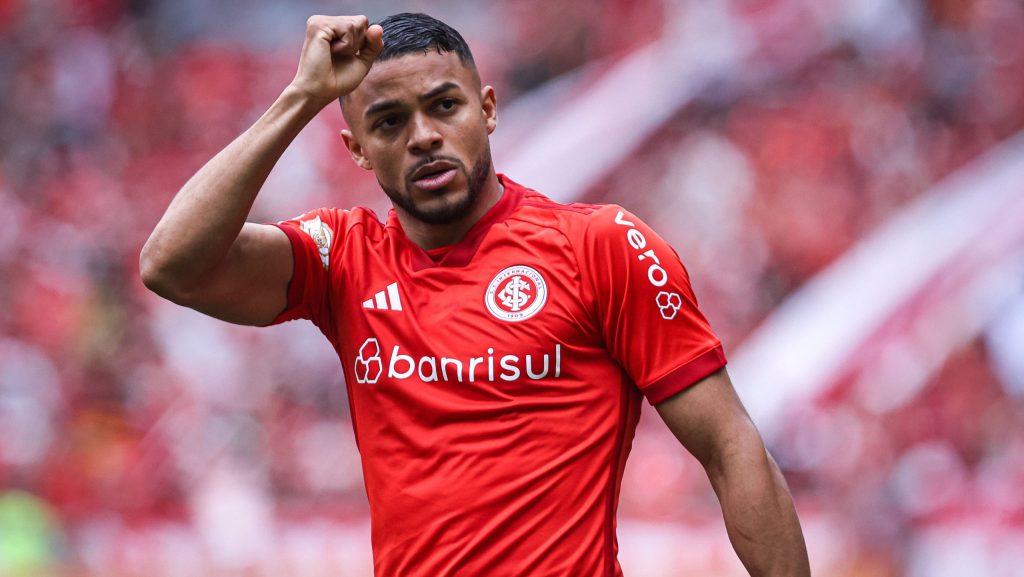 Wanderson, do Internacional. Foto: Maxi Franzoi/AGIF