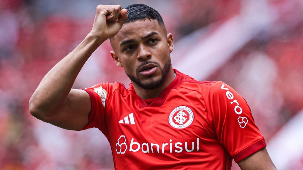 Wanderson, do Internacional. Foto: Maxi Franzoi/AGIF