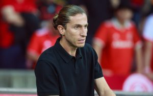 Filipe Luís, técnico do Flamengo contra o Internacional. Foto: Luiz Erbes/AGIF