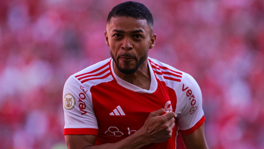 Wanderson, do Internacional. Foto: Maxi Franzoi/AGIF