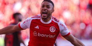 Wanderson, do Internacional. Foto: Maxi Franzoi/AGIF