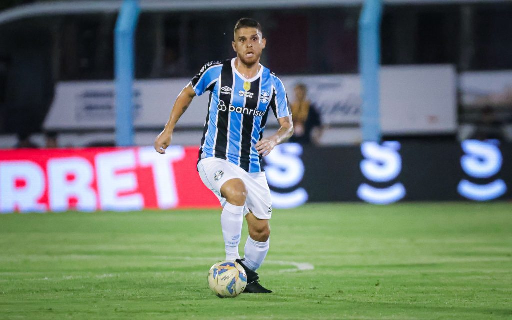 Cuéllar, do Grêmio. Foto: Maxi Franzoi/AGIF