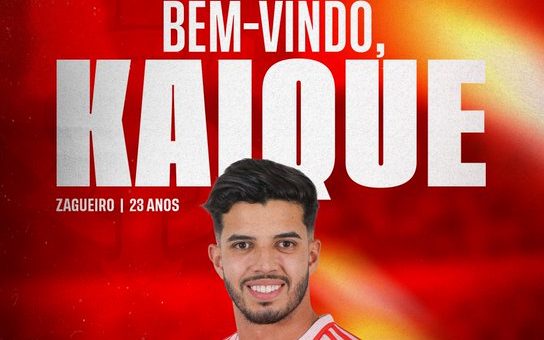Zagueiro foi anunciado. Foto: Twitter oficial SCI