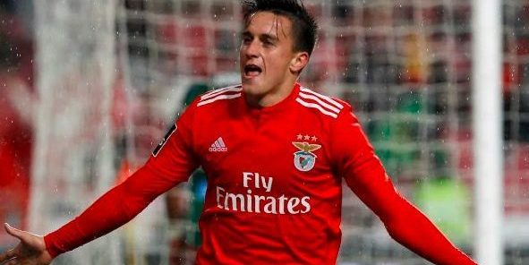 Franco Cervi já foi alvo do Internacional. Foto: Divulgação/Benfica