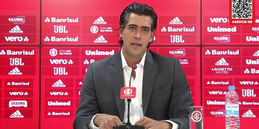 Dirigente passou pelo Internacional. Foto: Reprodução/Internacional TV