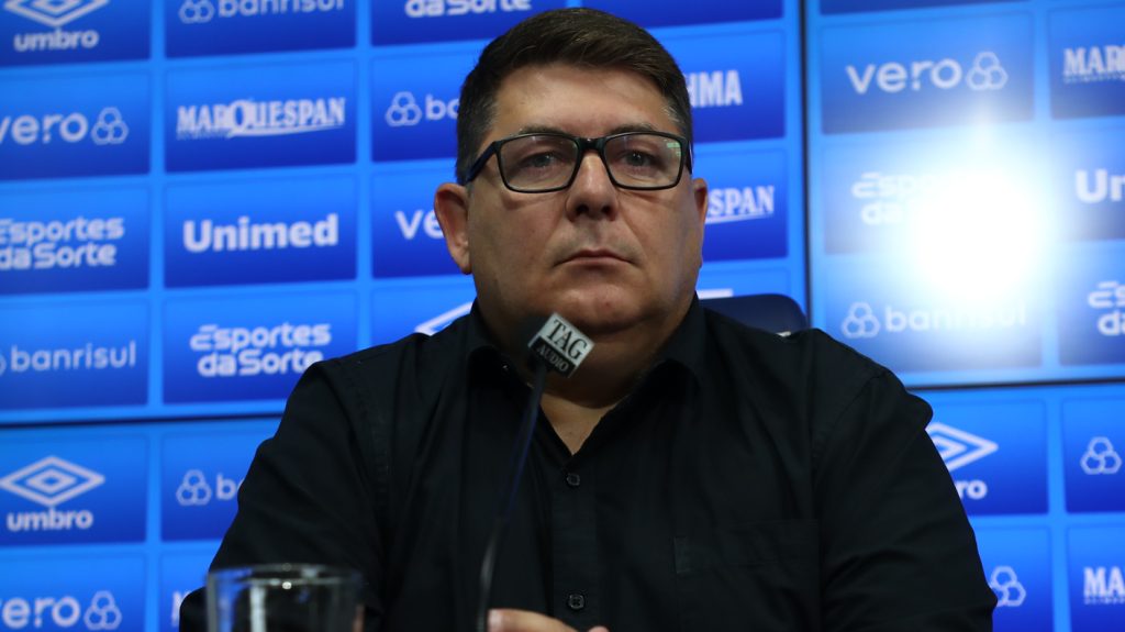 Alexandre Rossato falou sobre o Internacional. Foto: Angelo Pieretti/Grêmio FBPA