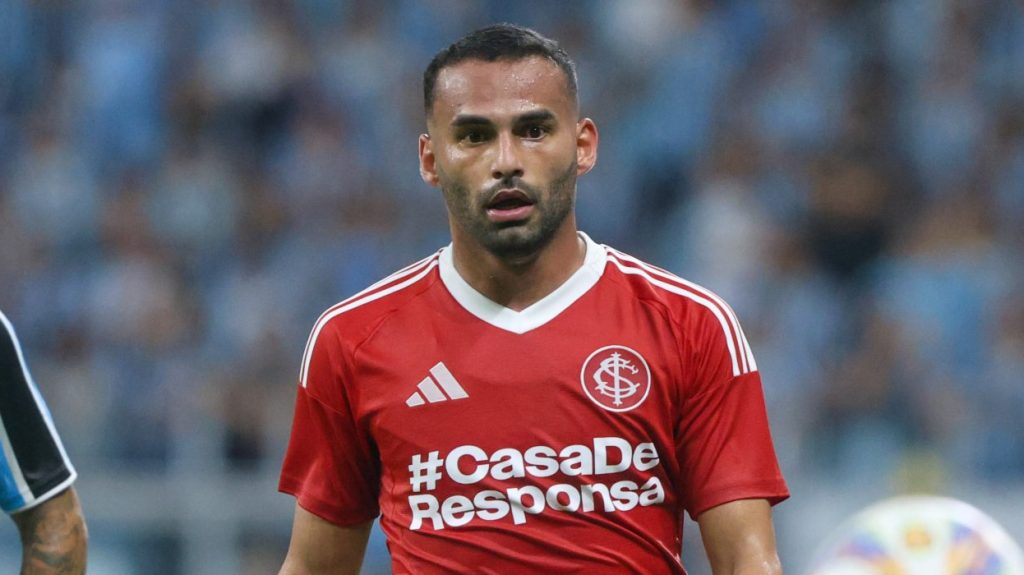 Thiago Maia pelo Internacional. Foto: Ricardo Duarte/SCI