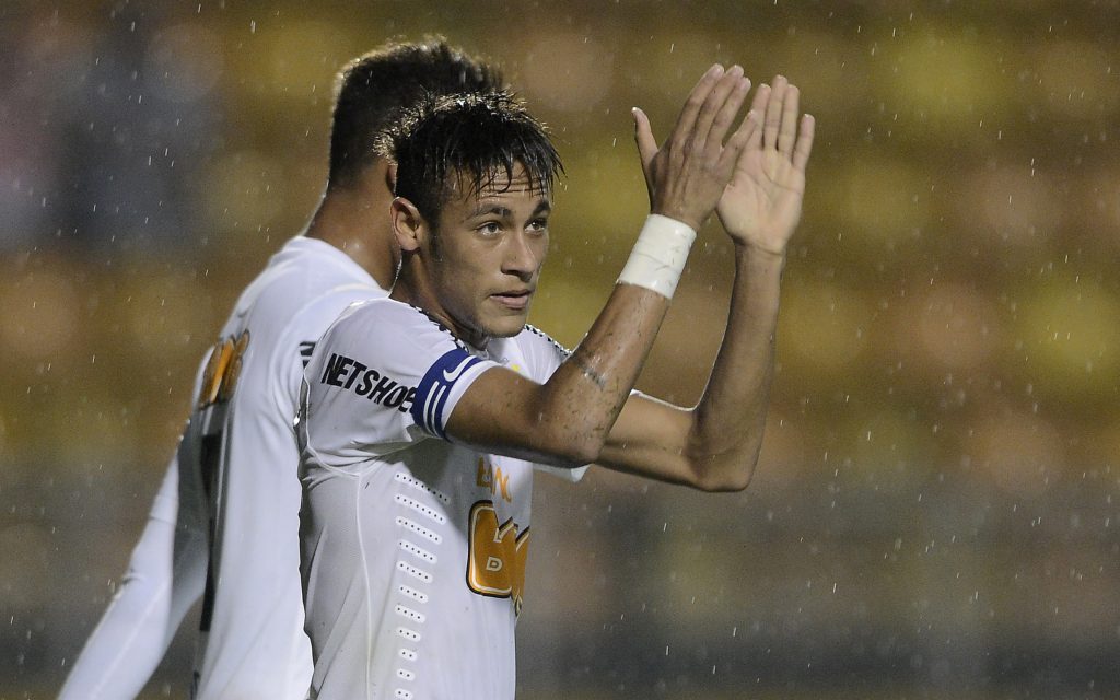 Neymar em sua primeira passagem pelo Santos. Foto: Mauro Horita/AGIF
