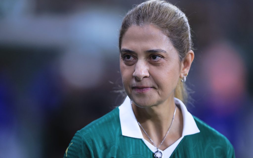 Leila Pereira, do Palmeiras. Foto: Ettore Chiereguini/AGIF