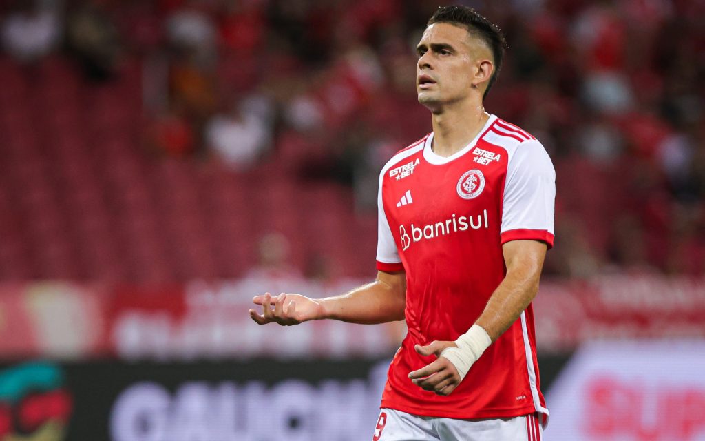 Borré, do Internacional. Foto: Maxi Franzoi/AGIF