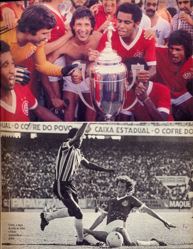 Octa do Inter, em 1976. Foto: Memória do Inter.