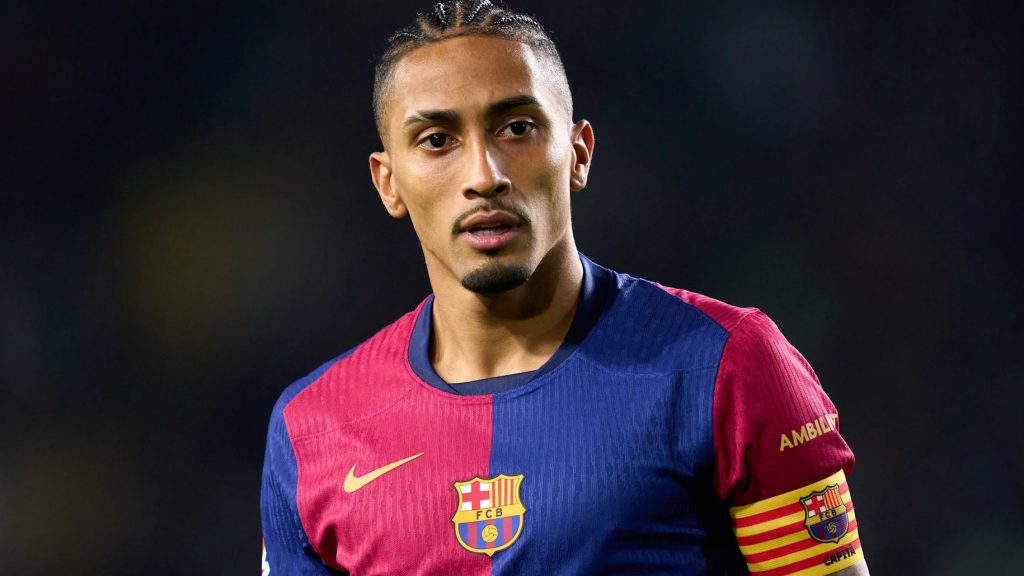 Raphinha atua pelo Barcelona. Foto: Alex Caparros/GettyImages