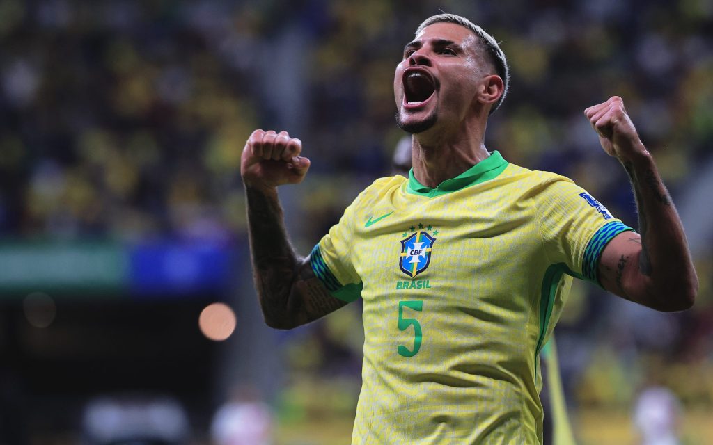 Bruno Guimarães ficará de fora contra a Argentina. Foto: Ettore Chiereguini/AGIF