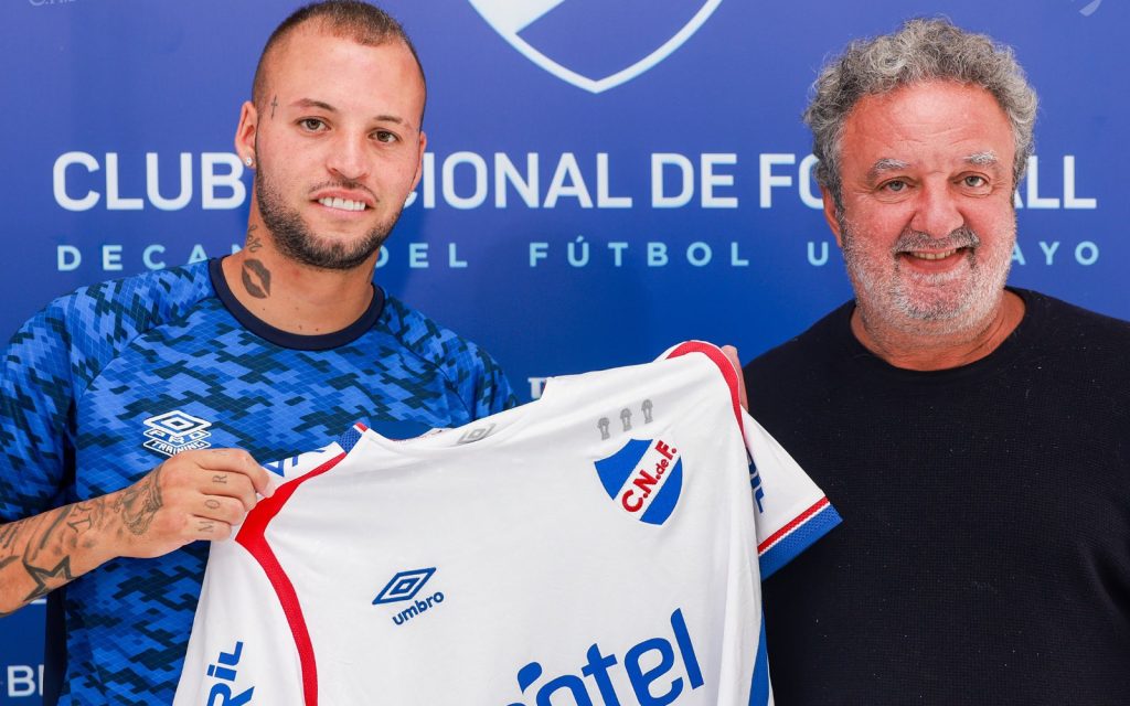 Nico López renovou com o Nacional. Foto: Twitter oficial Nacional